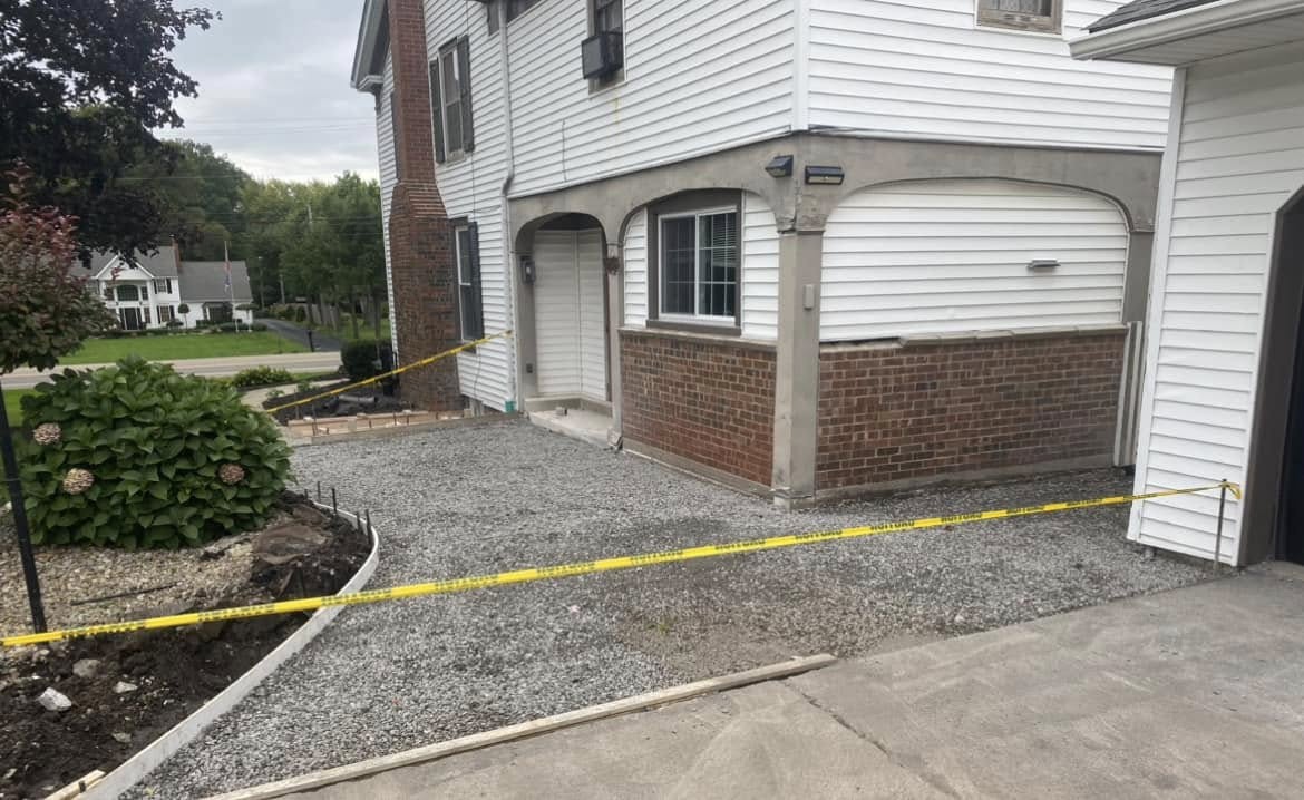 Driveway tear-out & prep